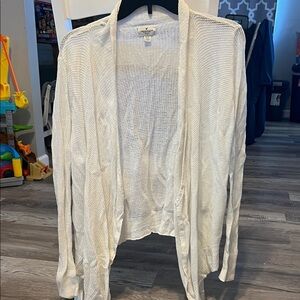American Eagle Outfitters Women's White Cardigan